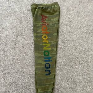 Aviator Nation Kids Camo Sweatpants